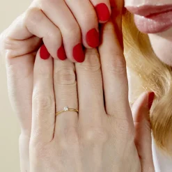 Bague Solitaire Aphrodite Or Jaune Diamant