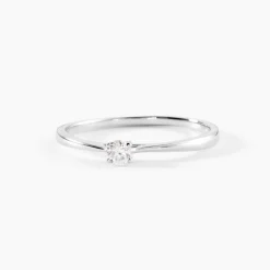 Bague Solitaire Aphrodite Platine Blanc Diamant