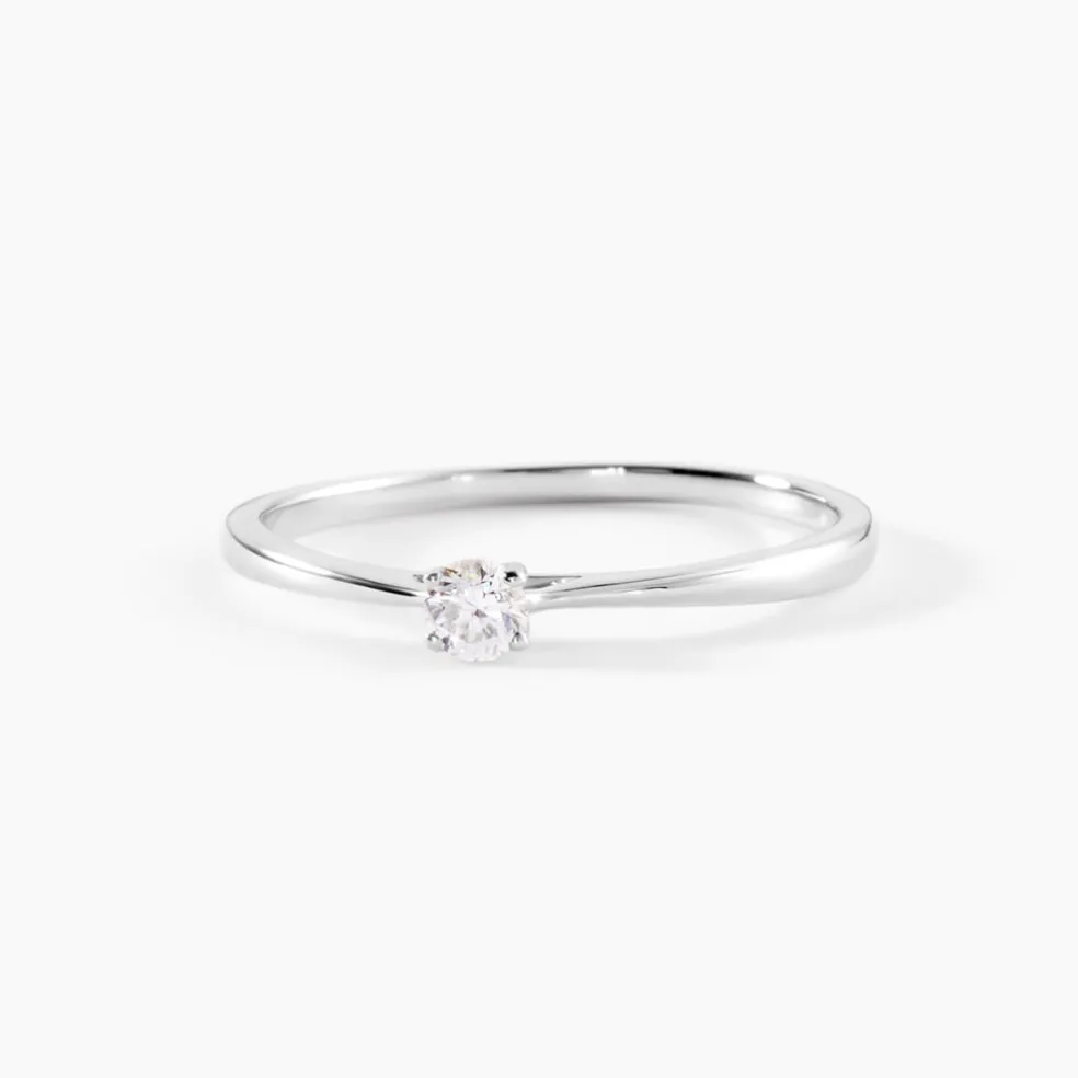 Bague Solitaire Aphrodite Platine Blanc Diamant