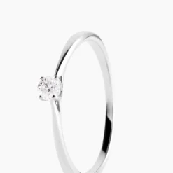 Bague Solitaire Aphrodite Platine Blanc Diamant