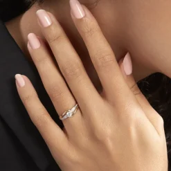 Bague Solitaire Armelle Or Jaune Oxyde De Zirconium