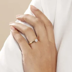 Bague Solitaire Artemis Or Jaune Diamant