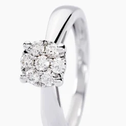 Bague Solitaire Artemis Or Blanc Diamant