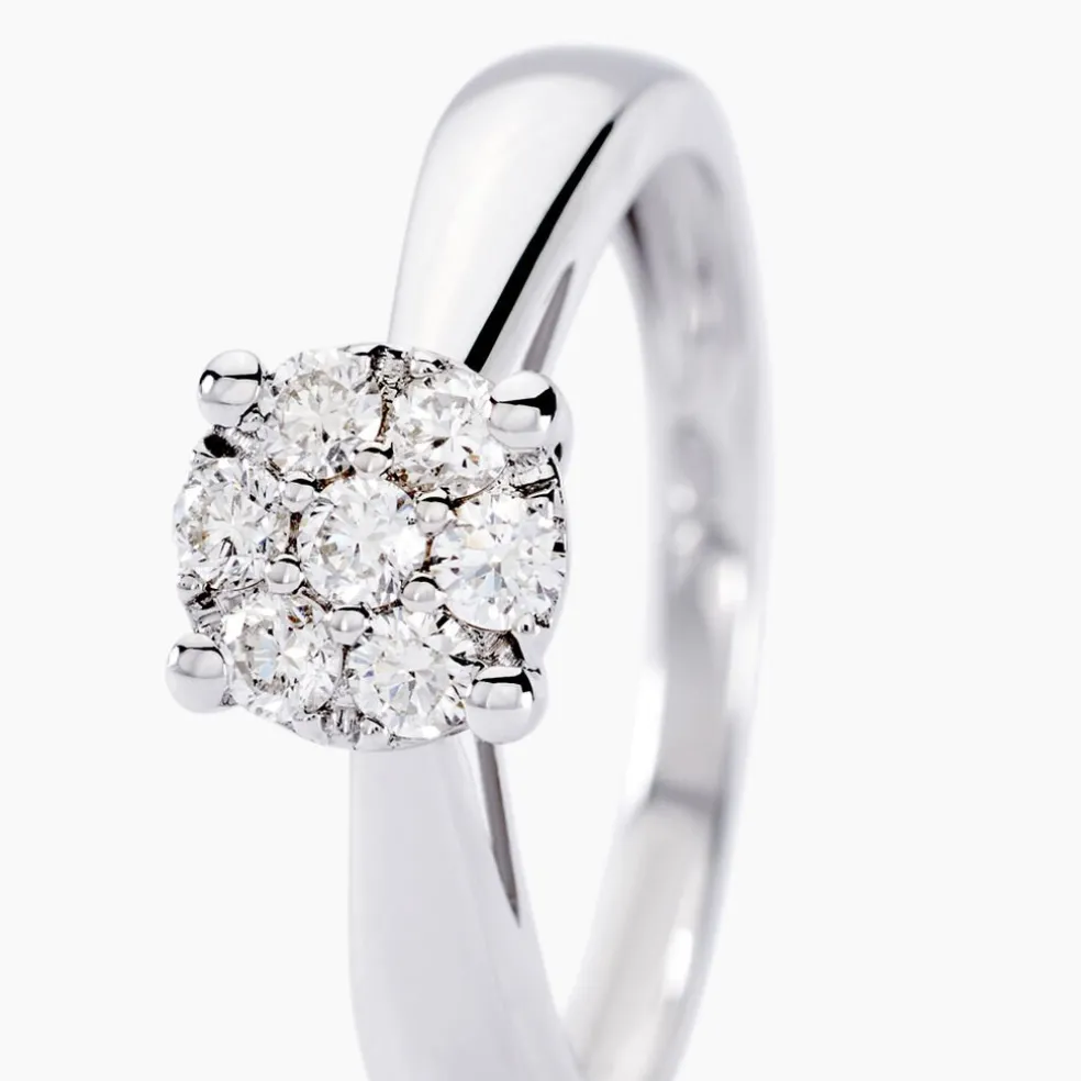 Bague Solitaire Artemis Or Blanc Diamant