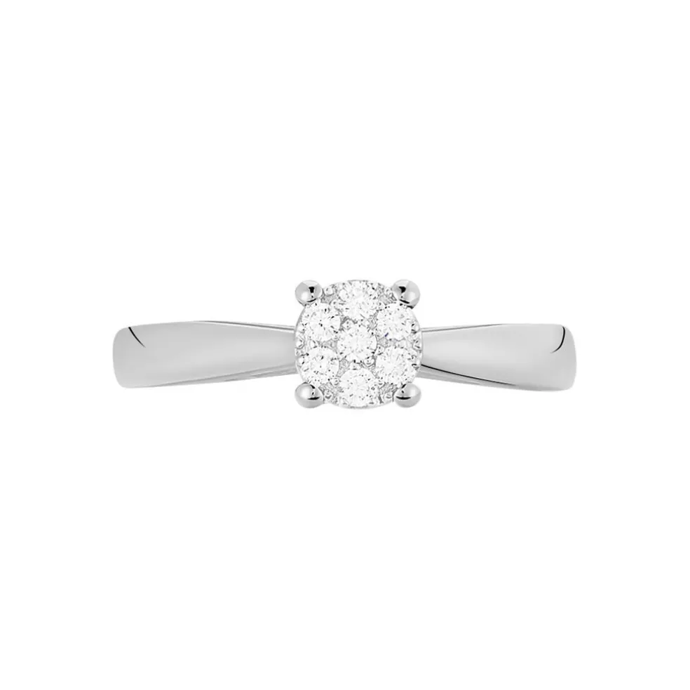Bague Solitaire Artemis Or Blanc Diamant