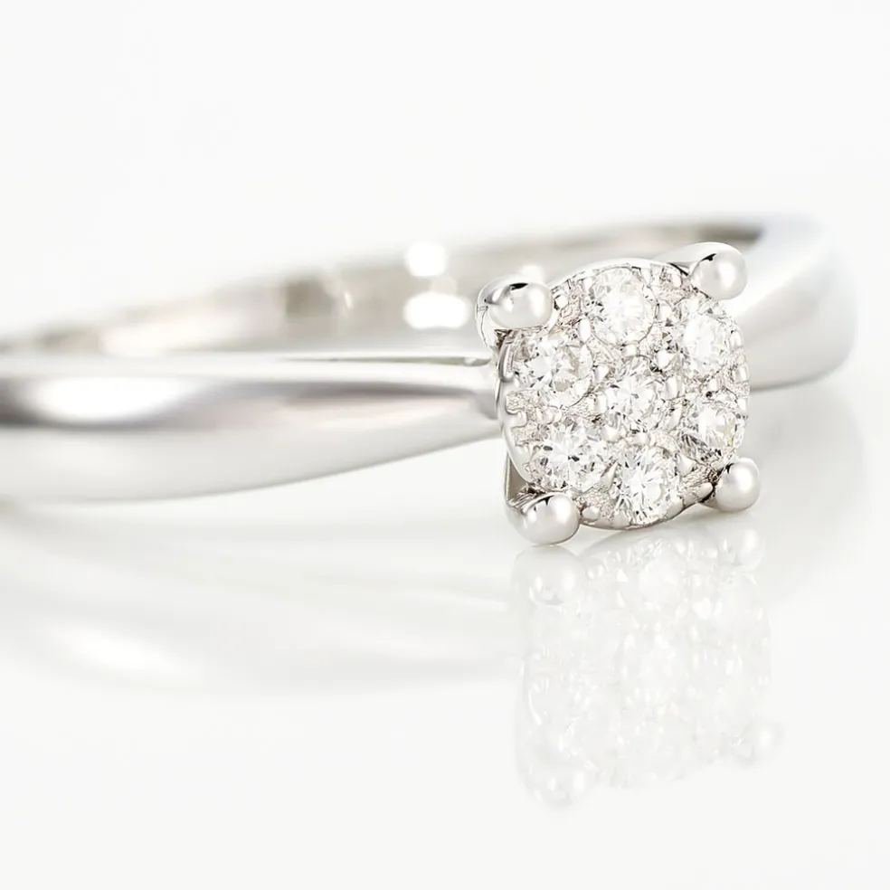 Bague Solitaire Artemis Or Blanc Diamant