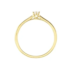 Bague Solitaire Athena Or Jaune Diamant