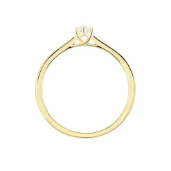 Bague Solitaire Athena Or Jaune Diamant