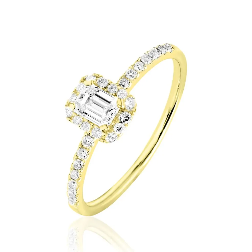 Bague Solitaire Barbara Or Jaune Diamant