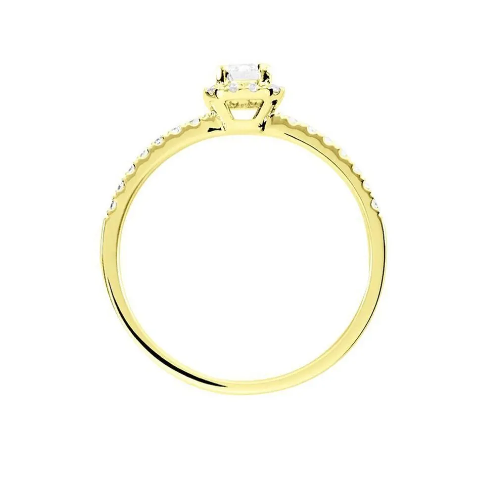 Bague Solitaire Barbara Or Jaune Diamant