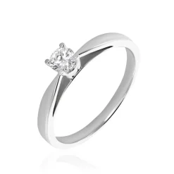 Bague Solitaire Celina Or Blanc Diamant