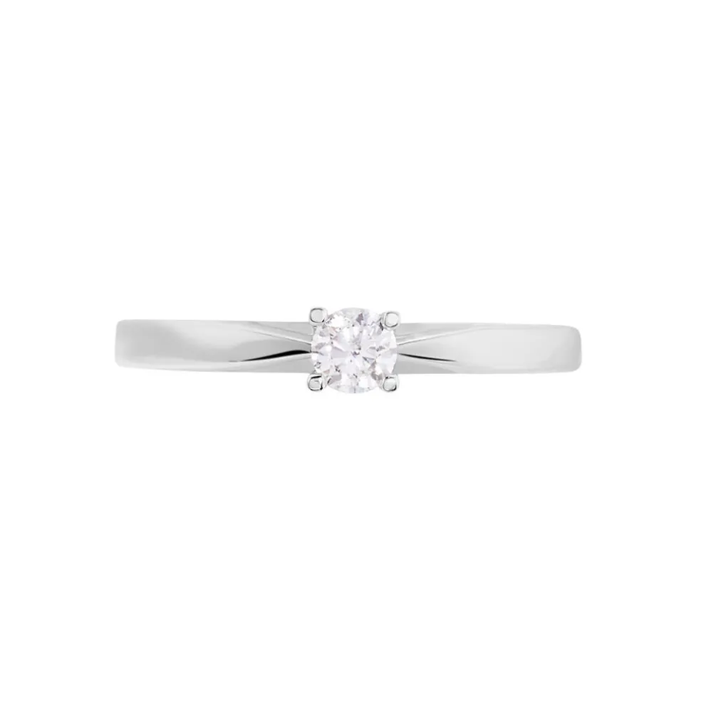 Bague Solitaire Celina Or Blanc Diamant