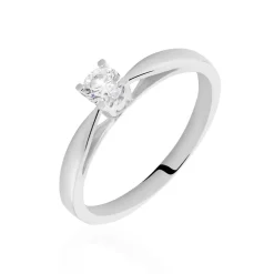 Bague Solitaire Celina Or Blanc Diamant