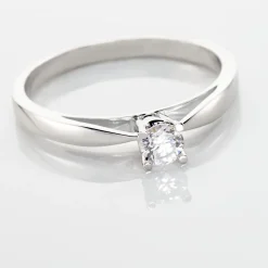Bague Solitaire Celina Or Blanc Diamant