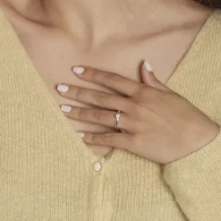 Bague Solitaire Celina Or Blanc Diamant