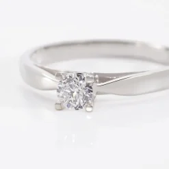Bague Solitaire Celina Or Blanc Diamant