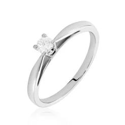 Bague Solitaire Celina Or Blanc Diamant