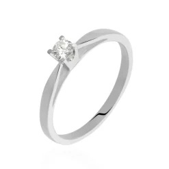 Bague Solitaire Celina Or Blanc Diamant