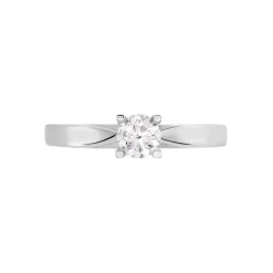 Bague Solitaire Celina Or Blanc Diamant
