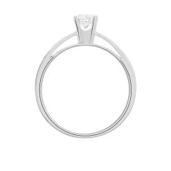 Bague Solitaire Celina Or Blanc Diamant