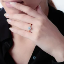 Bague Solitaire Collection Grace Or Jaune Diamant