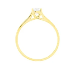 Bague Solitaire Collection Victoria Or Jaune Diamant
