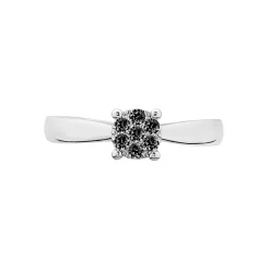 Bague Solitaire Collection Grace Or Blanc Diamant