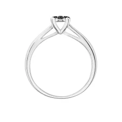 Bague Solitaire Collection Grace Or Blanc Diamant