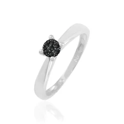 Bague Solitaire Collection Grace Or Blanc Diamant