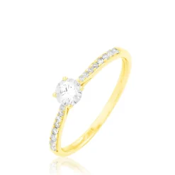 Bague Solitaire Hemera Or Jaune Diamant