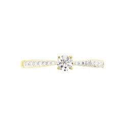 Bague Solitaire Hemera Or Jaune Diamant