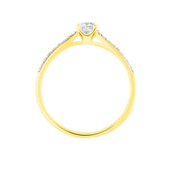 Bague Solitaire Hemera Or Jaune Diamant