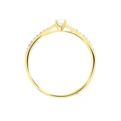 Bague Solitaire Hemera Or Jaune Diamant