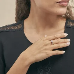 Bague Solitaire Karen Or Blanc Diamant