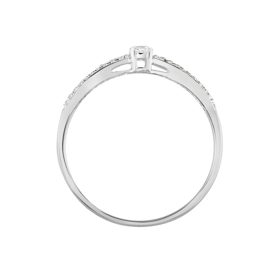 Bague Solitaire Katalina Or Blanc Diamant