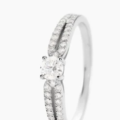 Bague Solitaire Katalina Or Blanc Diamant