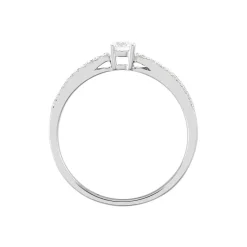 Bague Solitaire Katalina Or Blanc Diamant