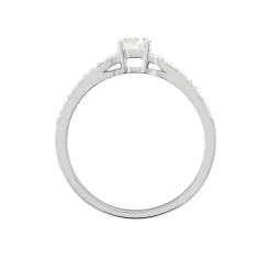 Bague Solitaire Katalina Or Blanc Diamant