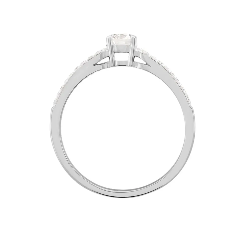 Bague Solitaire Katalina Or Blanc Diamant