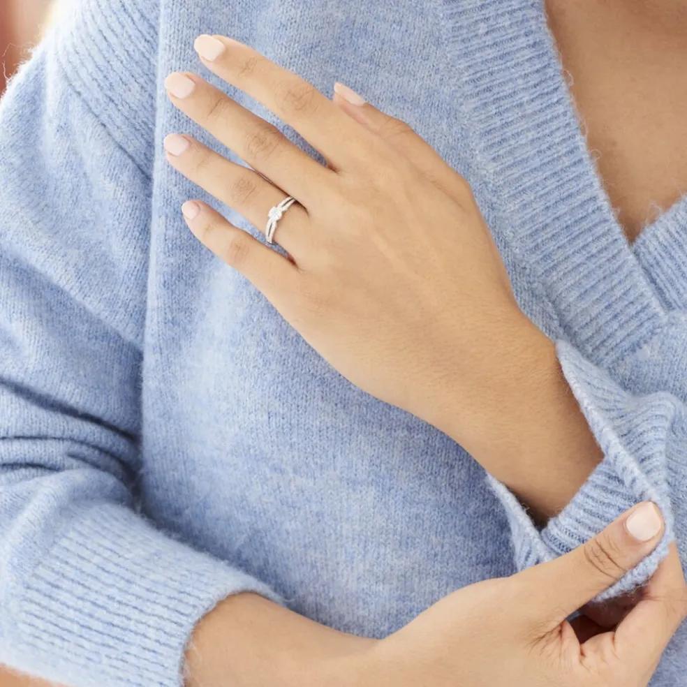 Bague Solitaire Katalina Or Blanc Diamant