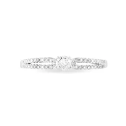 Bague Solitaire Katalina Or Blanc Diamant