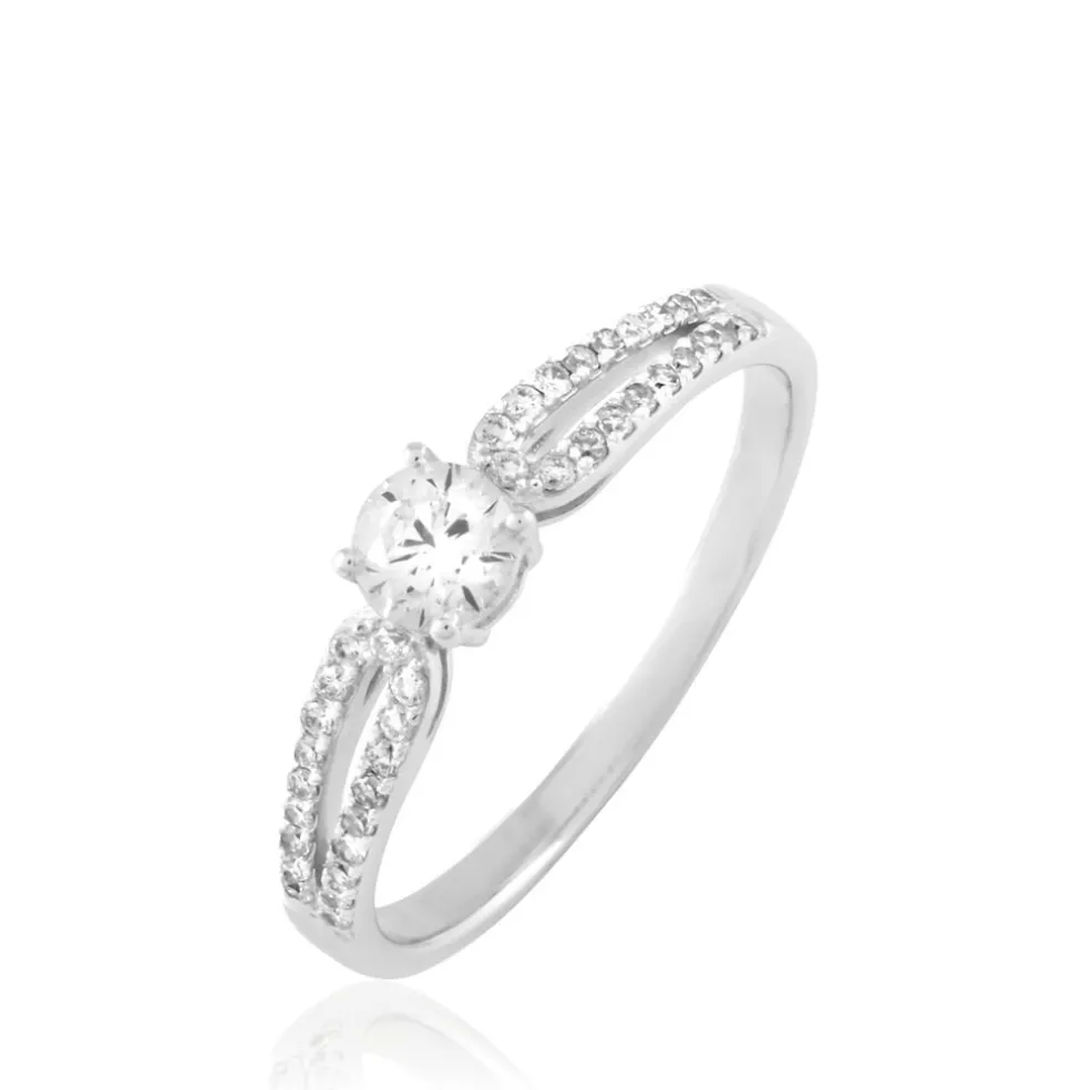 Bague Solitaire Katalina Or Blanc Diamant