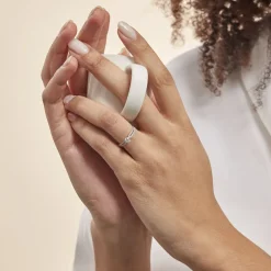 Bague Solitaire Katalina Or Blanc Diamant