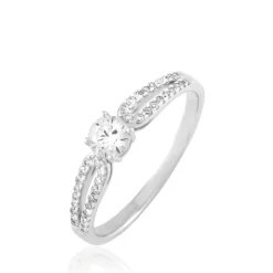Bague Solitaire Katalina Or Blanc Diamant