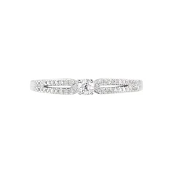 Bague Solitaire Katalina Or Blanc Diamant
