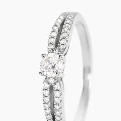 Bague Solitaire Katalina Or Blanc Diamant