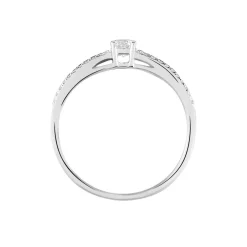 Bague Solitaire Katalina Or Blanc Diamant