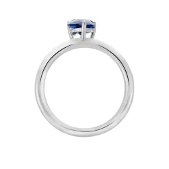 Bague Solitaire Kelvyn Argent Blanc Oxyde De Zirconium