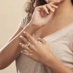 Bague Solitaire Kendra Or Blanc Diamant