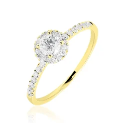 Bague Solitaire Lena Or Jaune Diamant
